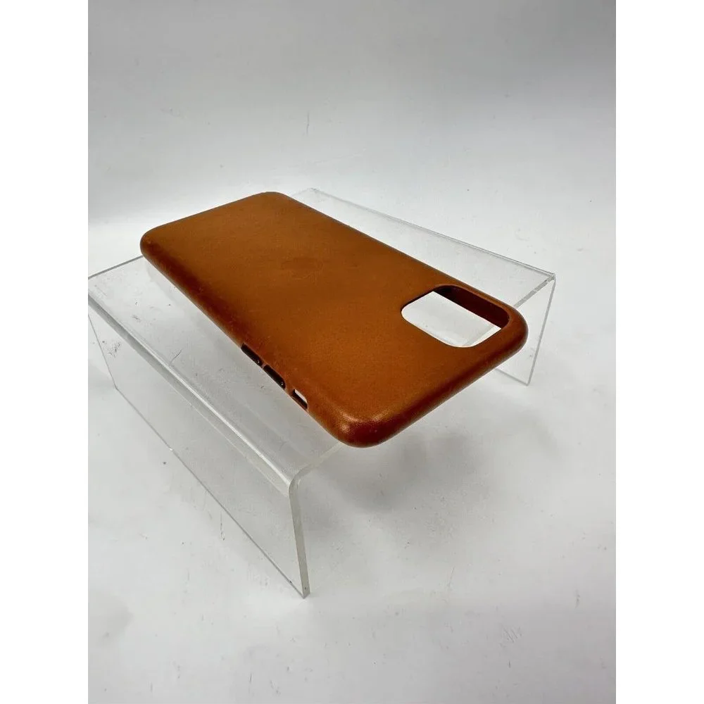 Apple Leather Case for iPhone 11 Pro Max - Saddle Brown (K)